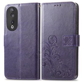 ART FLOWER S Custodia per portafoglio Honor 90 5G viola