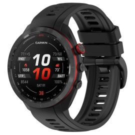 Cinturino in SILICONE per Garmin Approach S70 - 42 mm nero