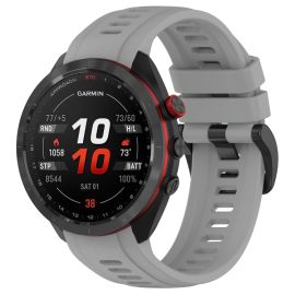 Cinturino in SILICONE per Garmin Approach S70 - 42 mm grigio