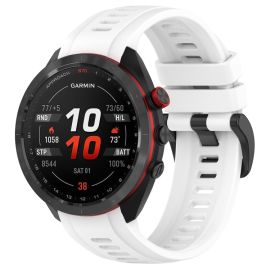 Cinturino in SILICONE per Garmin Approach S70 - 47 mm bianco