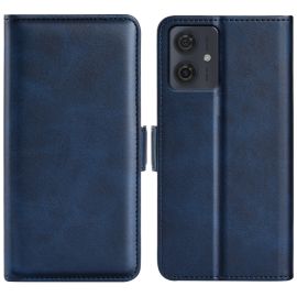 Custodia a portafoglio SIDE per Motorola Moto G54 5G / G54 5G Power Edition blu