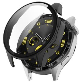 PC FULL COVER Cover in plastica con vetro per Huawei Watch GT 4 46mm nero