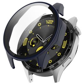 PC FULL COVER Cover in plastica con vetro per Huawei Watch GT 4 46mm blu