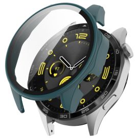 PC FULL COVER Cover in plastica con vetro per Huawei Watch GT 4 46mm verde