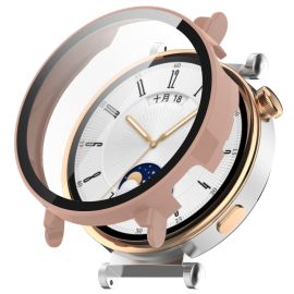 PC FULL COVER Cover in plastica con vetro per Huawei Watch GT 4 41mm rosa