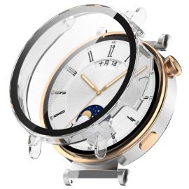 PC FULL COVER Cover in plastica con vetro per Huawei Watch GT 4 41mm trasparente