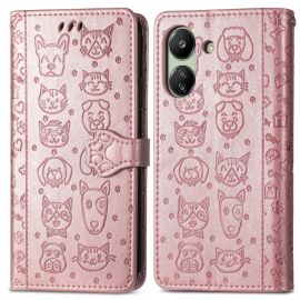 ART ANIMALS Cover portafoglio per Xiaomi Redmi 13C / Poco C65 rosa