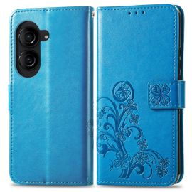 ART FLOWER S Custodia per portafoglio Asus Zenfone 10 blu