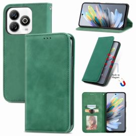 Custodia a libro MAGNETIC per ZTE Blade A75 verde