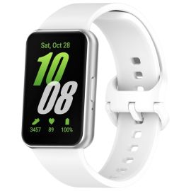 SILICONE Cinturino sostituibile per Samsung Galaxy Fit3 bianco