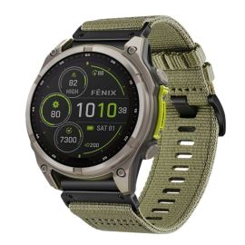 CANVAS Cinturino sostituibile per Garmin Fenix 8 47mm verde