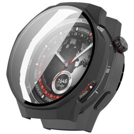 PC FULL COVER Coperchio in plastica con vetro per Huawei Watch GT 5 Pro 46mm nero