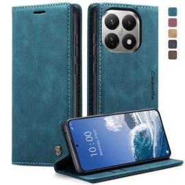 Custodia a portafoglio CASEME per Xiaomi 15T blu