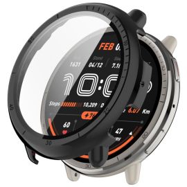 PC FULL COVER Copertura in plastica con vetro per Amazfit Active 2 nero