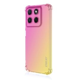 ENKAY GRADIENT Custodia protettiva per Motorola Moto G86 5G PINK-GOLD