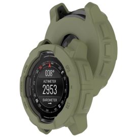 TPU HALF COVER Copertura per Garmin Instinct 3 45mm verde scuro