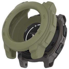 TPU HALF COVER Copertura per Garmin Instinct E 45mm verde scuro