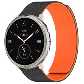 MAGNA-FLEX Cinturino di ricambio per Amazfit Active 2 / Active 2 (Square) BLACK-ORANGE
