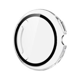 PC FULL COVER Cover in plastica con vetro per Google Pixel Watch 4 45mm trasparente