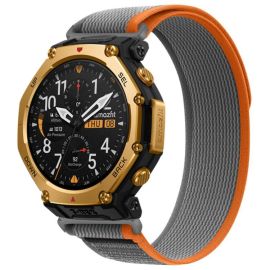 NYLON COLOR Cinturino intercambiabile per Amazfit T-Rex 3 Pro 48mm ORANGE-GREY