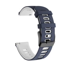 SPORTY Cinturino di ricambio in silicone per Amazfit T-Rex 3 Pro 48mm BLUE-WHITE