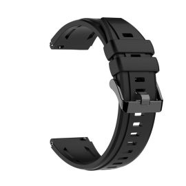 SILICONE Vymeniteľný remienok pre Huawei Watch Ultimate 2 Äierny