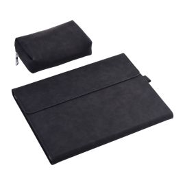 CARA 2in1 Flip cover + custodia per accessori per Microsoft Surface Pro X nera