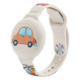 CARTOON Cinturino in silicone per bambini per AirTag CAR