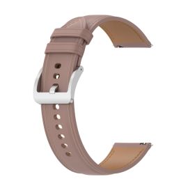 LEATHER Cinturino universale in pelle - larghezza 22 mm rosa scuro
