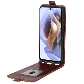 Custodia Flip Motorola Moto G31 marrone