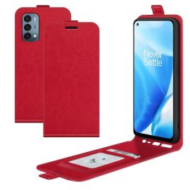 Custodia a libro One Plus Nord N200 5G rossa