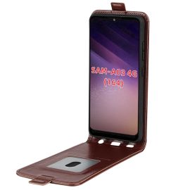 Custodia Flip Samsung Galaxy A03 marrone