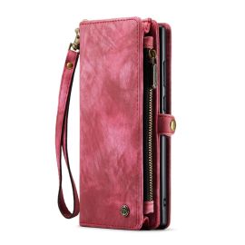 WALLET Cover protettiva con portafoglio 2 in 1 per Samsung Galaxy S23 Ultra 5G rosso