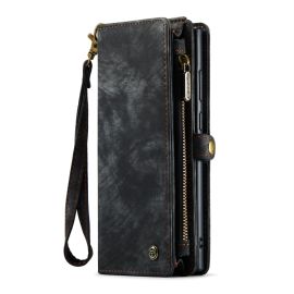 WALLET Cover protettiva con portafoglio 2 in 1 per Samsung Galaxy S23 Ultra 5G nera