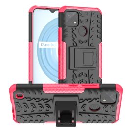STAND Cover Extra resistente Realme C21Y rosa