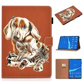 ART ZaklÔpacà kryt Lenovo Tab M10 Plus (TB-X606F / TB-X606L / ZA5T0081CZ / ZA5V0206CZ) DOG AND CAT