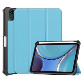 Custodia Flip LEATHER Apple iPad mini 2021 azzurro