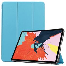 Cover Flip LEATHER Apple iPad Air 5 (2022) / 4 (2020) azzurro